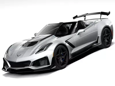 Chevrolet Corvette ZR1 Convertible 2019 3D model