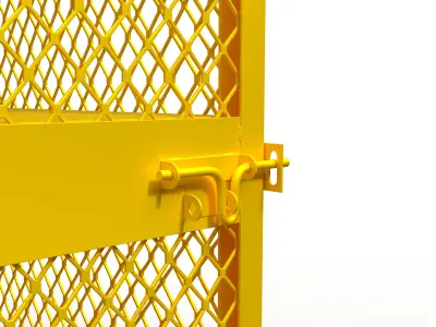 3D model of a box for a gas cylinder 3D model