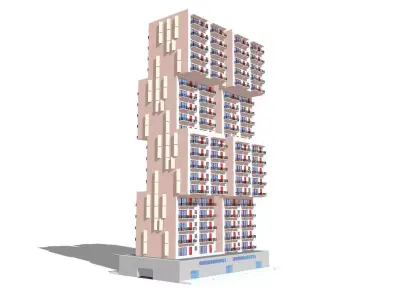 Residential Apartment 02 3D model