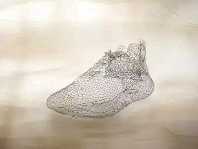 A pair of unused Ecco 010 Low-poly 3D model