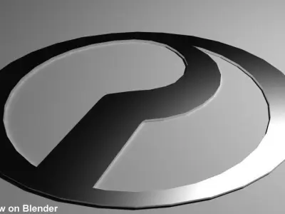 Logo Perodua Kancil Car 3D model