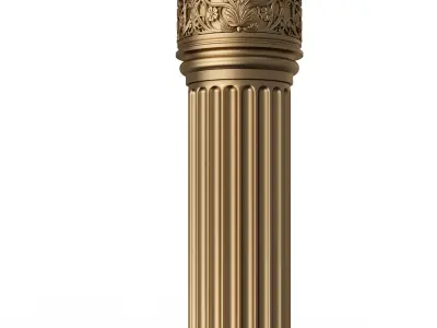 Column Capital 01203 Low-poly 3D model