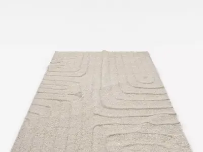 Rugs No 1043 Low-poly 3D model