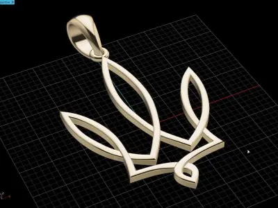 Ukrainian Trident  3D print model 4