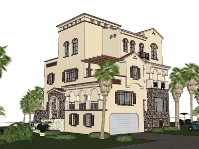 Regal-Luxury-Villa Area-07 3D model