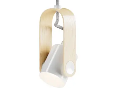 Wooden Pendant 3D model