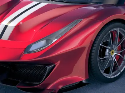Ferrari 488 Pista 2019 3D model