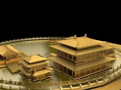 Chinese ancient  3D model