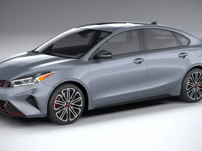Kia Forte GT 2022 3D model