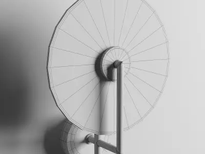 aromas erto g9 wall lamp Low-poly 3D model