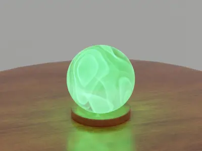 Plasma Orb Free low-poly 3D model