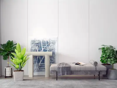 painting Modern style decorative 3D model