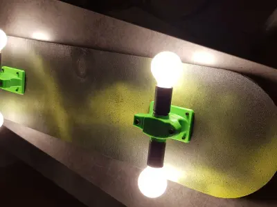 SkateBoard Lamp 3D print model