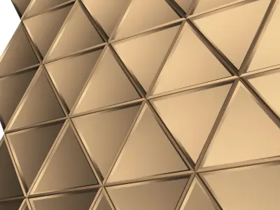 3D Wall Panel 010 Low-poly 3D model