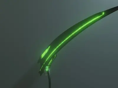 3D Gameready Prop - The Dark Scythe  Low-poly 3D model