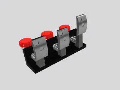 RC 1 10 Pedal Car Accesories 3D print model