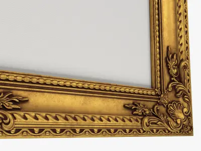 Frame picture gold v5 3D model