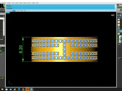 Luxury Multi Row Pave Diamond Ring for Men 4335 3D print model