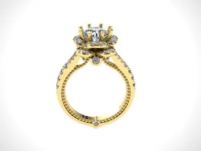 RING DIAMOND Free 3D print model