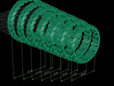 chain rings STL  3D model