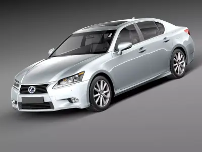 Lexus GS 300h 2014 3D model