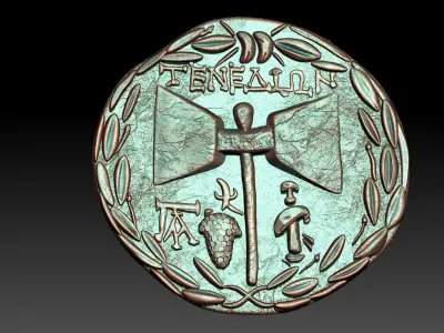 ancient coins 3D print model