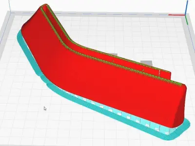 Yamaha Super Tenere XT1200Z hand guard extender -  version 35mm 3D print model