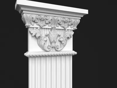 Column Decorative 10 3D model