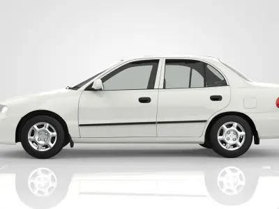 Hyundai Accent 1998 3D model