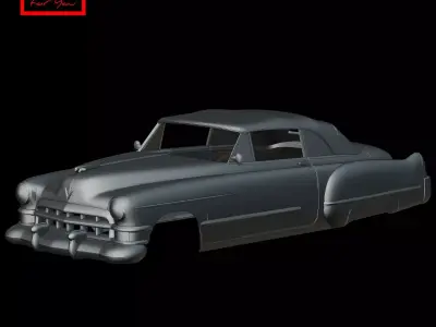 Cadillac Deville Convertible 1948 3D model