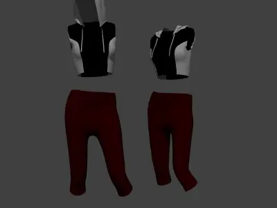 Sport look Free 3D model