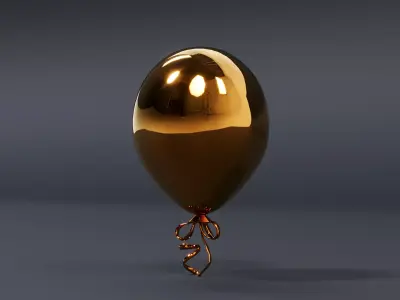 Christmas decoration balloons 3D model