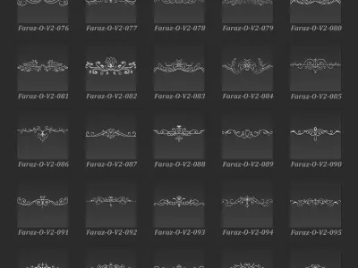 150 Ornament 3d model V2 3D model