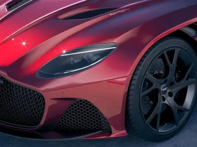Aston Martin DBS Superleggera 2019 3D model