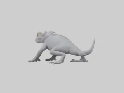 Gargoyle Gecko climbing model 3D model