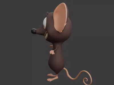 Mouse Cartoon 02 3D model