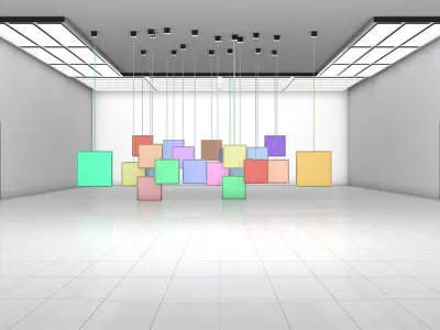 Modern Virtual Set 3D model
