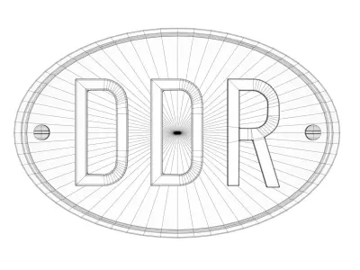 GDR Plate Free 3D model