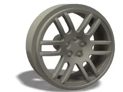 6 U spokes rim - print model 3D print model