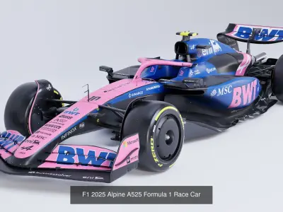 F1 2025 Formula 1 cars Collection 3D Model Pack