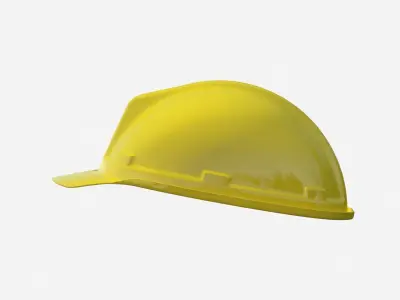 Worker Engineer Helmet Low-poly 3D model