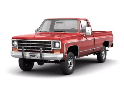 GENERIC PICKUP TRUCK 7 3D model