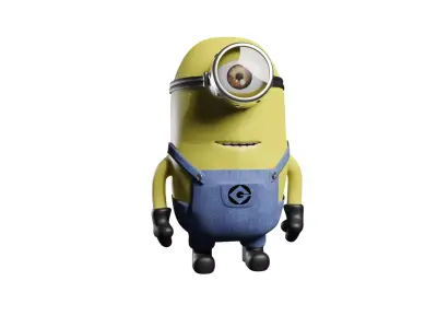 Minion  Low-poly 3D model