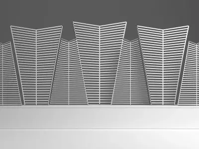 Modern Stage 3D model