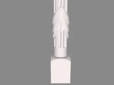Pillar 002 3D Model 3D print model