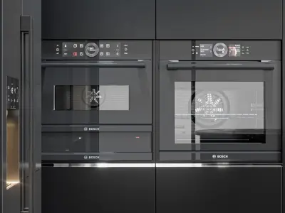 2 kitchen set 02 Low-poly 3D model