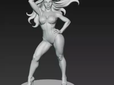 Beyonce 3D Model 3D print model