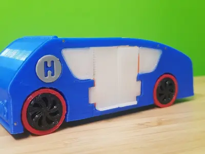 Autonomus - Hydrogen Fuel Cell Concept Car  3D print model