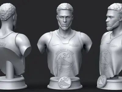 Steph Curry 3D Printable  3D print model