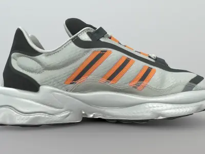 Adidas Ozweego Pure sneaker Low-poly 3D model